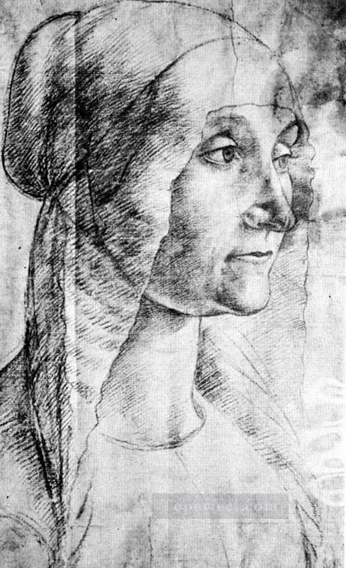 年配の女性 ルネサンス フィレンツェ ドメニコ・ギルランダイオ油絵